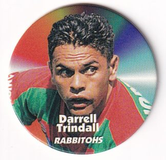 1997 Dynamic Fatty Fun Pack Turn It Up Pog - 13 Darrell Trindall South Sydney Rabbitohs