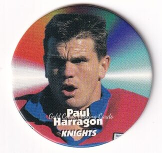 1997 Dynamic Fatty Fun Pack Turn It Up Pog - 18 Paul Harragon Newcastle Knights