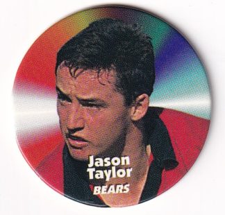 1997 Dynamic Fatty Fun Pack Turn It Up Pog - 22 Jason Taylor North Sydney Bears