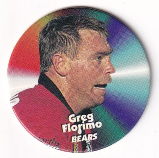 1997 Dynamic Fatty Fun Pack Turn It Up Pog - 24 Greg Florimo North Sydney Bears