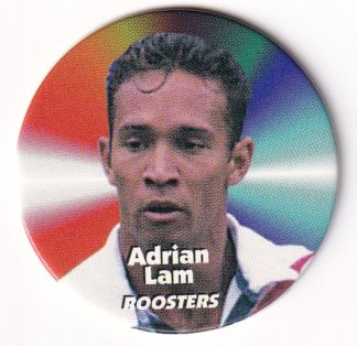 1997 Dynamic Fatty Fun Pack Turn It Up Pog - 26 Adrian Lam Sydney City Roosters