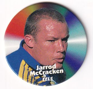 1997 Dynamic Fatty Fun Pack Turn It Up Pog - 29 Jarrod McCracken Parramatta Eels