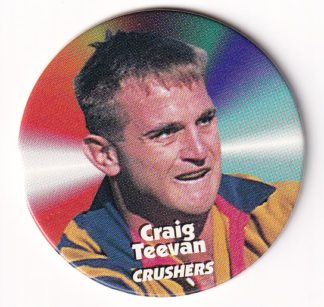 1997 Dynamic Fatty Fun Pack Turn It Up Pog - 39 Craig Teevan South Qld Crushers