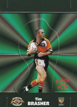 1997 Dynamic Fatty Fun Pack Pop Up - 02 Tim Brasher Balmain Tigers