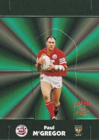1997 Dynamic Fatty Fun Pack Pop Up - 05 Paul McGregor Illawarra Steelers