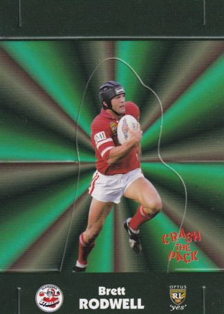 1997 Dynamic Fatty Fun Pack Pop Up - 06 Brett Rodwell Illawarra Steelers