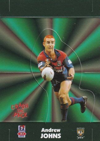 1997 Dynamic Fatty Fun Pack Pop Up - 10 Andrew Johns Newcastle Knights