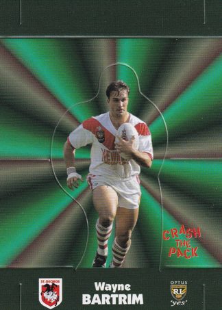1997 Dynamic Fatty Fun Pack Pop Up - 17 Wayne Bartrim St George Dragons