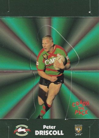 1997 Dynamic Fatty Fun Pack Pop Up - 20 Peter Driscoll South Sydney Rabbitohs