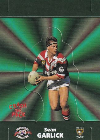1997 Dynamic Fatty Fun Pack Pop Up - 22 Sean Garlick Sydney City Roosters