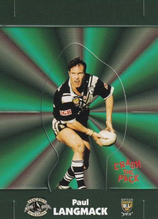 1997 Dynamic Fatty Fun Pack Pop Up - 24 Paul Langmack Western Suburbs Magpies