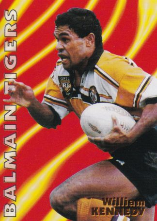 1997 Dynamic Fatty Fun Pack Common Card - Base 003 William Kennedy Balmain Tigers
