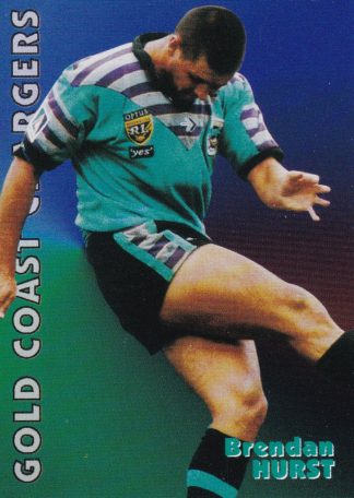 1997 Dynamic Fatty Fun Pack Common Card - Base 009 Brendan Hurst Gold Coast Chargers