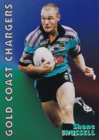 1997 Dynamic Fatty Fun Pack Common Card - Base 012 Shane Russell Gold Coast Chargers