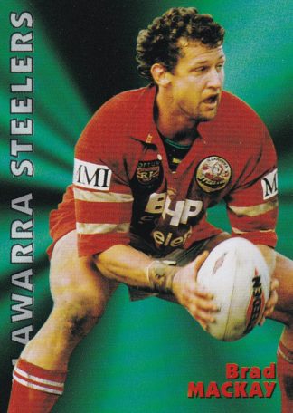 1997 Dynamic Fatty Fun Pack Common Card - Base 013 Brad Mackay Illawarra Steelers