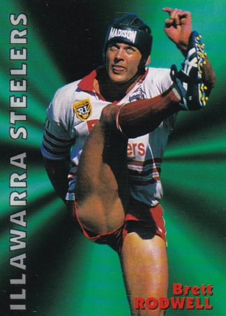 1997 Dynamic Fatty Fun Pack Common Card - Base 014 Brett Rodwell Illawarra Steelers