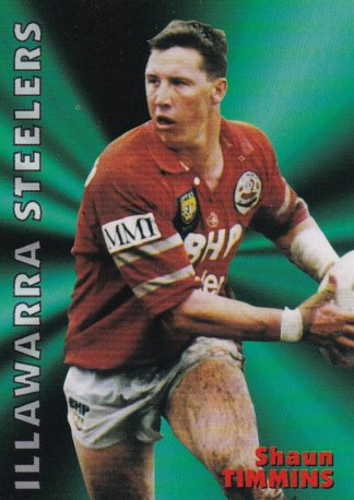 1997 Dynamic Fatty Fun Pack Common Card - Base 015 Shaun Timmins Illawarra Steelers