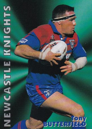 1997 Dynamic Fatty Fun Pack Common Card - Base 025 Tony Butterfield Newcastle Knights