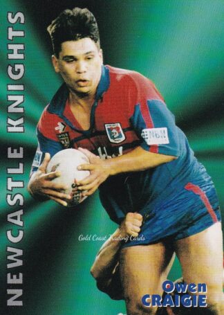 1997 Dynamic Fatty Fun Pack Common Card - Base 026 Owen Craigie Newcastle Knights