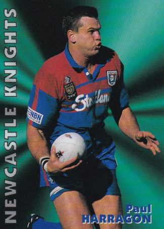 1997 Dynamic Fatty Fun Pack Common Card - Base 027 Paul Harragon Newcastle Knights