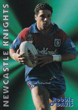 1997 Dynamic Fatty Fun Pack Common Card - Base 030 Robbie O'Davis Newcastle Knights