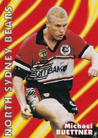 1997 Dynamic Fatty Fun Pack Common Card - Base 031 Michael Buettner North Sydney Bears
