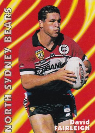 1997 Dynamic Fatty Fun Pack Common Card - Base 033 David Fairleigh North Sydney Bears