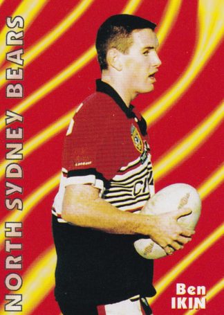 1997 Dynamic Fatty Fun Pack Common Card - Base 035 Ben Ikin North Sydney Bears