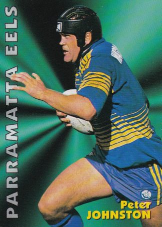 1997 Dynamic Fatty Fun Pack Common Card - Base 037 Peter Johnston Parramatta Eels