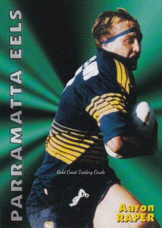 1997 Dynamic Fatty Fun Pack Common Card - Base 041 Aaron Raper Parramatta Eels