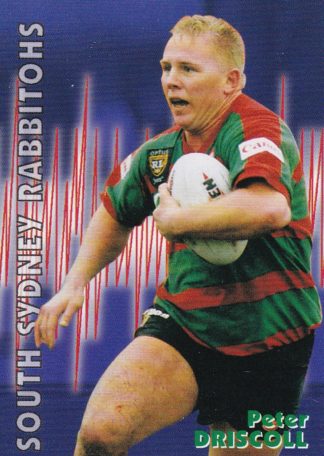 1997 Dynamic Fatty Fun Pack Common Card - Base 056 Peter Driscoll South Sydney Rabbitohs