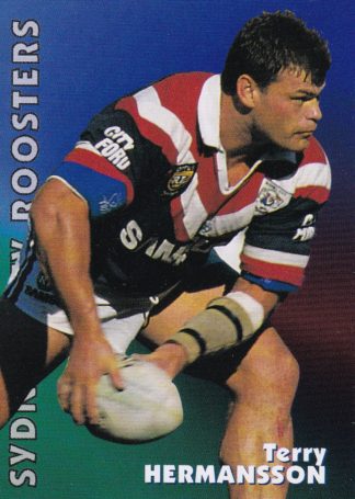 1997 Dynamic Fatty Fun Pack Common Card - Base 063 Terry Hermansson Sydney City Roosters