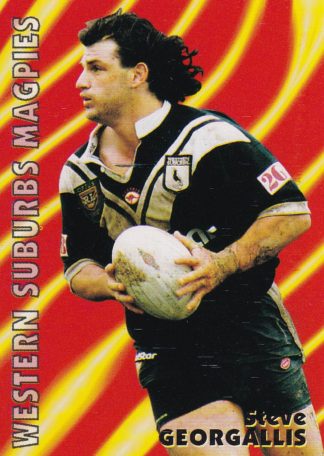 1997 Dynamic Fatty Fun Pack Common Card - Base 067 Steve Georgallis Western Suburbs Magpies