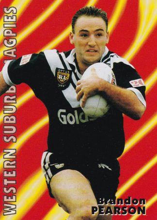 1997 Dynamic Fatty Fun Pack Common Card - Base 072 Brandon Pearson Western Suburbs Magpies