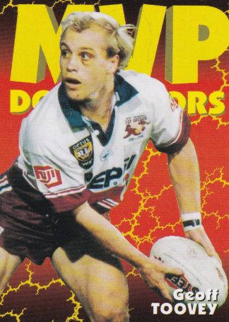 1997 Dynamic Fatty Fun Pack Common Card - Base 082 Geoff Toovey Manly Sea Eagles