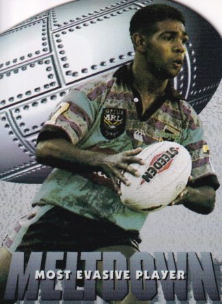 1997 Dynamic Fatty Fun Pack Common Card - Base 093 Wes Patten Gold Coast Chargers