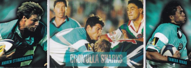 1997 Super League Team Gate Card - SC05 Cronulla Sharks - Image 3