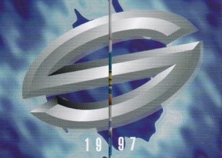 1997 Super League Team Gate Card - SC06 Canterbury Bulldogs