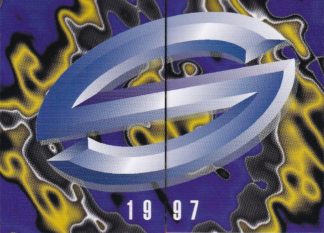 1997 Super League Team Gate Card - SC08 North QLD Cowboys