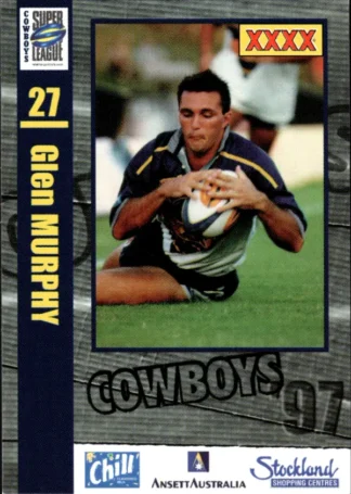 1997 Ansett Australia Promotional Card - Card 15 Glen Murphy North QLD Cowboys