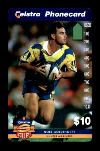1997 Telstra Super League Phonecard - Hunter Mariners - Noel Goldthorpe