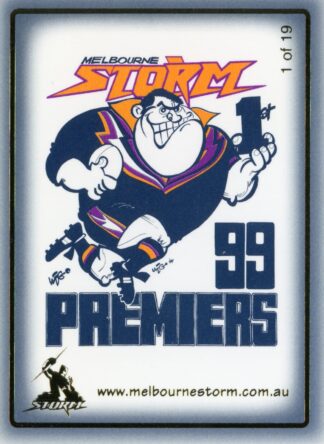1999 Melbourne Storm Premiers Set