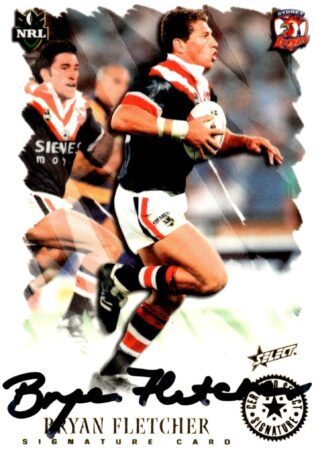 2000 Select NRL All Stars Signature - SC1 Bryan Fletcher Sydney Roosters