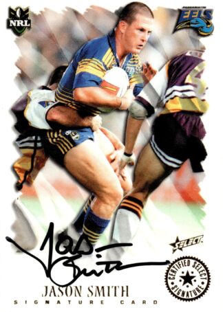 2000 Select NRL All Stars Signature - SC6 Jason Smith Parramatta Eels