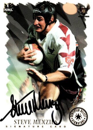 2000 Select NRL All Stars Signature - SC8 Steve Menzies Northern Eagles