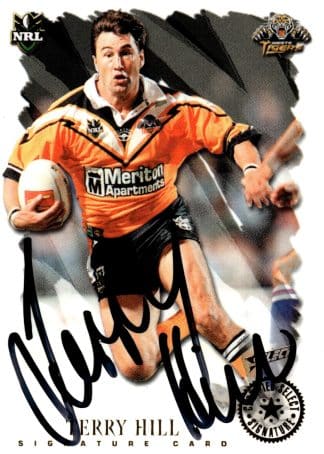 2000 Select NRL All Stars Signature - SC9 Terry Hill Wests Tigers