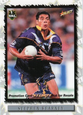 2000 Select NRL Promotional Card - Base 042 Stephen Kearney Melbourne Storm