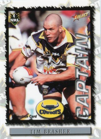 2000 Select NRL Promotional Card - Base 063 Tim Brasher North Qld Cowboys