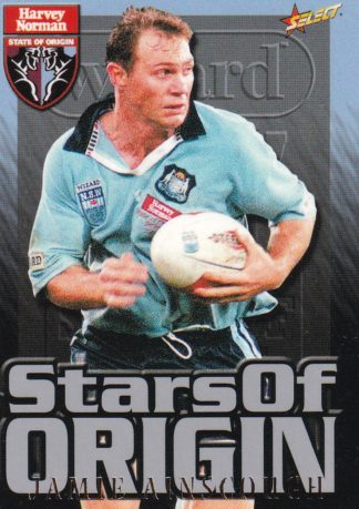2000 Select NRL Stars Of Origin - S05 Jamie Ainscough NSW