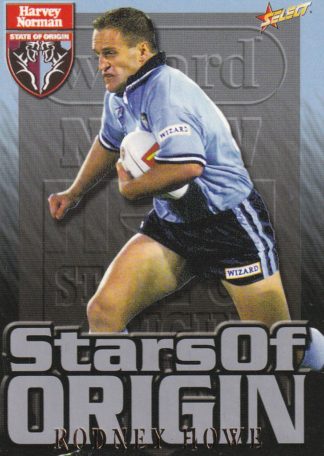 2000 Select NRL Stars Of Origin - S09 Rodney Howe NSW